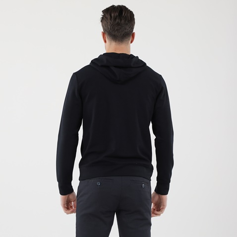 DIRTY LAUNDRY-Ανδρική φούτερ μπλούζα DIRTY LAUNDRY DLMH0721F SPECIAL FABRIC μαύρη μπλε