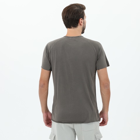 DIRTY LAUNDRY-Ανδρικό t-shirt DIRTY LAUNDRY ανθρακί 