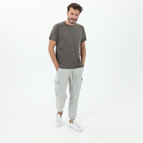 DIRTY LAUNDRY-Ανδρικό t-shirt DIRTY LAUNDRY ανθρακί 