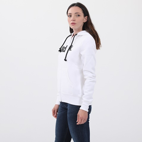 BODYTALK-Γυναικεία ζακέτα Bodytalk Hooded Full Zip Sweater λευκή