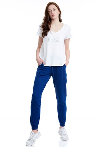 BODYTALK-Γυναικείο παντελόνι φόρμας BODYTALK 1201-902200 SLIM JOGGER μπλε