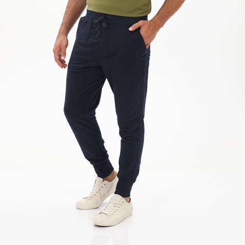 BODYTALK-Ανδρικό παντελόνι φόρμας BODYTALK 1201-950900 CARRY OVER REGULAR JOG μπλε σκούρο