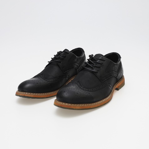 GREEN STEP-Ανδρικά casual δετά παπούτσια GREEN STEP SG DB181939-1 μαύρα
