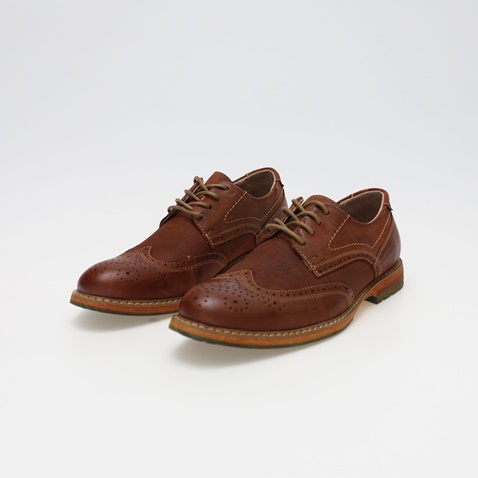 GREEN STEP-Ανδρικά casual δετά παπούτσια GREEN STEP SG DB181939-1 καφέ