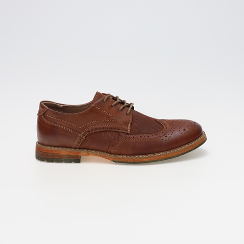 GREEN STEP-Ανδρικά casual δετά παπούτσια GREEN STEP SG DB181939-1 καφέ