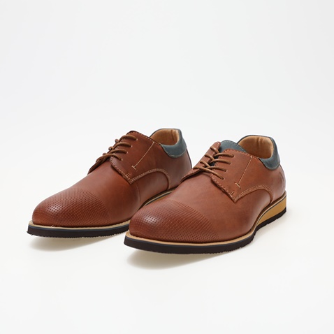 GREEN STEP-Ανδρικά casual δετά παπούτσια GREEN STEP SG DB192661-5 καφέ