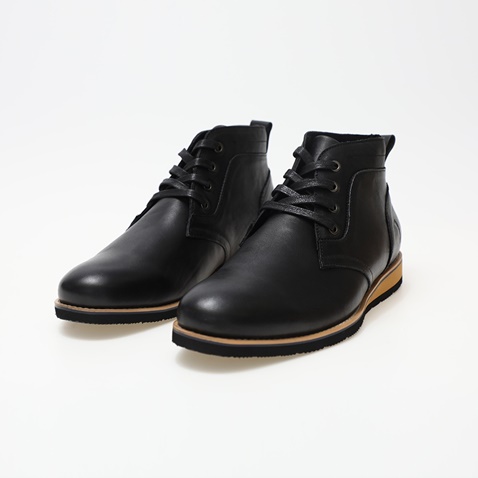 GREEN STEP-Ανδρικά μποτάκια GREEN STEP SG XW30519 μαύρα
