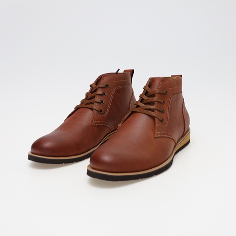 GREEN STEP-Ανδρικά μποτάκια GREEN STEP SG XW30519 καφέ