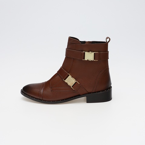 JOY'S-Γυναικεία ankle boots JOY'S KZ DARYA-2037E καφέ