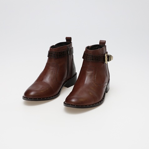JOY'S-Γυναικεία chelsea boots JOY'S KZ ESTER-2026E καφέ
