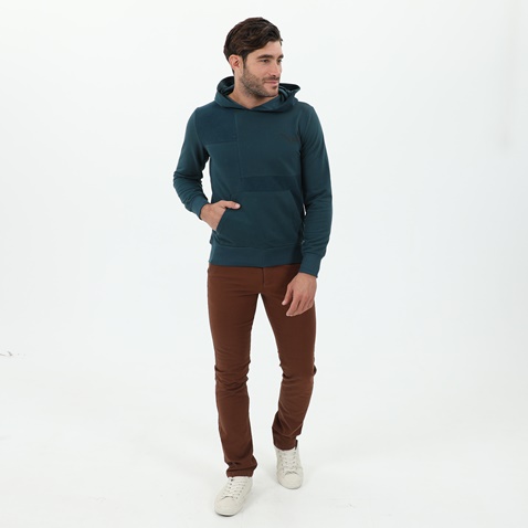 CATAMARAN SAILWEAR-Ανδρική φούτερ μπλούζα CATAMARAN SAILWEAR πετρόλ