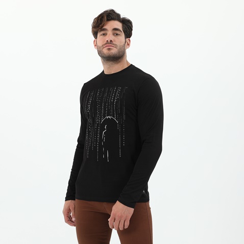 CATAMARAN SAILWEAR-Ανδρική μπλούζα CATAMARAN SAILWEAR μαύρη