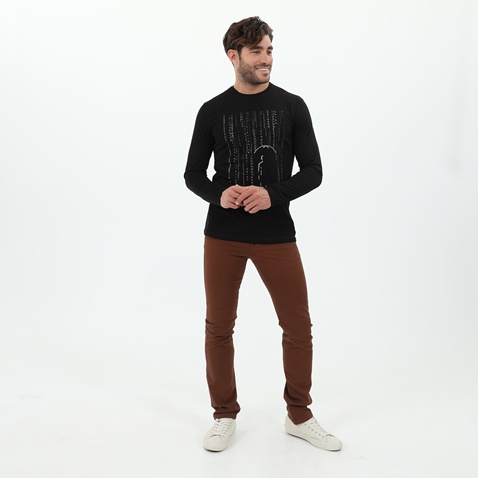 CATAMARAN SAILWEAR-Ανδρική μπλούζα CATAMARAN SAILWEAR μαύρη
