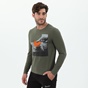CATAMARAN SAILWEAR-Ανδρική μακρυμάνικη μπλούζα CATAMARAN SAILWEAR χακί