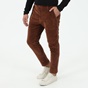 STAFF JEANS-Ανδρικό κοτλέ παντελόνι STAFF JEANS CULTON TAP καφέ