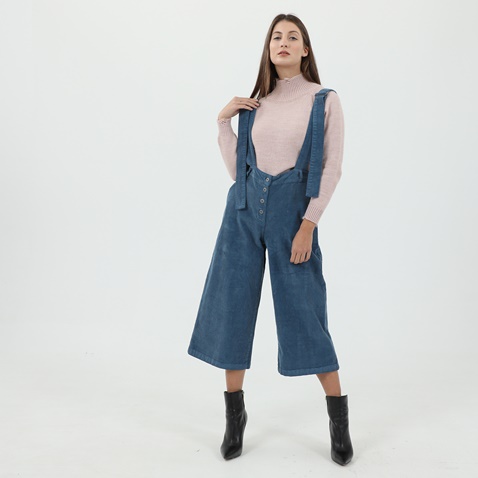 STAFF JEANS-Γυναικεία cropped σαλοπέτα STAFF JEANS ALINA μπλε