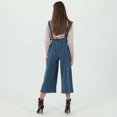 STAFF JEANS-Γυναικεία cropped σαλοπέτα STAFF JEANS ALINA μπλε