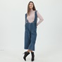 STAFF JEANS-Γυναικεία cropped σαλοπέτα STAFF JEANS ALINA μπλε