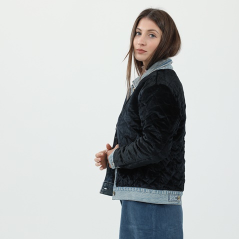STAFF JEANS-Γυναικείο jacket STAFF JEANS FIONA μπλε