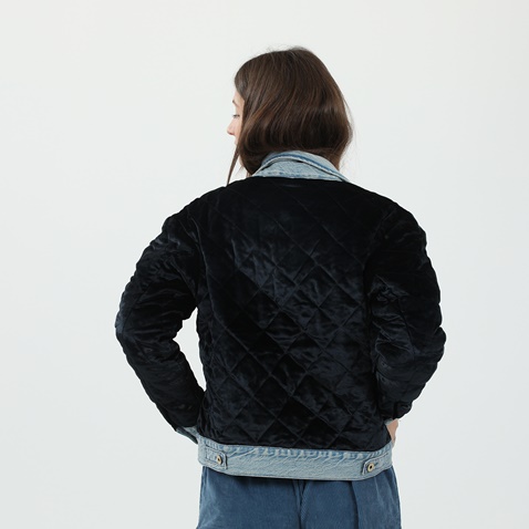 STAFF JEANS-Γυναικείο jacket STAFF JEANS FIONA μπλε