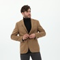 MARTIN & CO-Ανδρικό σακάκι blazer MARTIN & CO SLIM καφέ καμηλό