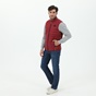 MARTIN & CO-Ανδρικό αμάνικο padded μπουφάν MARTIN & CO κόκκινο