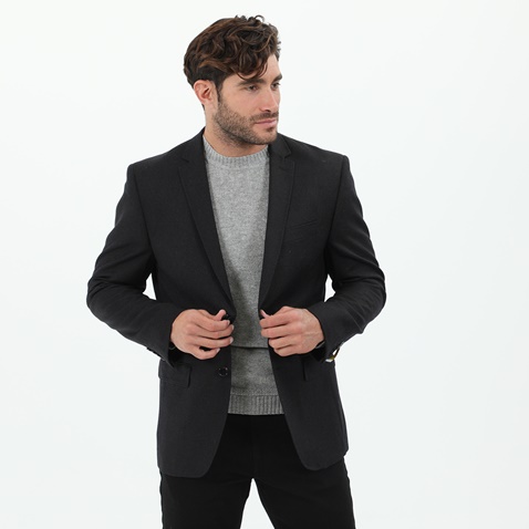MARTIN & CO-Ανδρικό σακάκι blazer MARTIN & CO καφέ