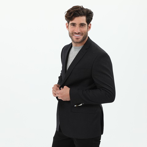 MARTIN & CO-Ανδρικό σακάκι blazer MARTIN & CO καφέ