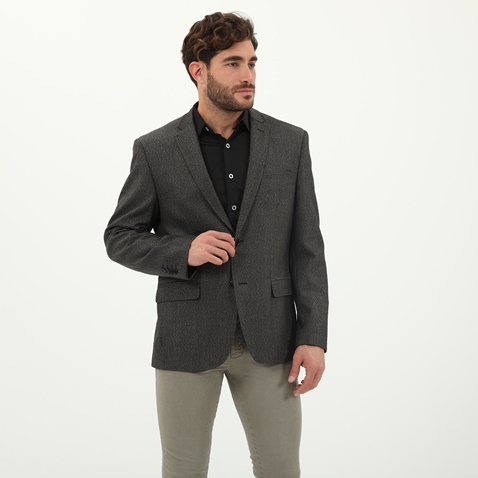 MARTIN & CO-Ανδρικό σακάκι MARTIN & CO 221-20-0830 CLASSIC BLAZER καφέ
