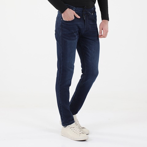 FRANK TAILOR-Ανδρικό jean παντελόνι FRANK TAILOR 221-33-708 μπλε