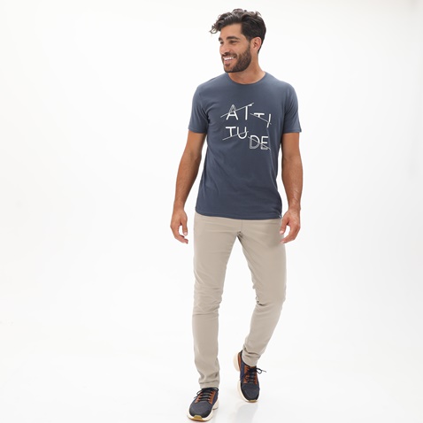 ZEN&ZEN-Ανδρικό chino παντελόνι ZEN&ZEN 222-31-0505 SLIM μπεζ