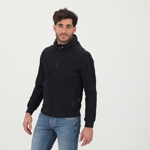 SSEINSE-Ανδρικό jacket SSEINSE GBE577SS GIUBBINO ναυτική μπλε