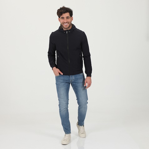 SSEINSE-Ανδρικό jacket SSEINSE GBE577SS GIUBBINO ναυτική μπλε