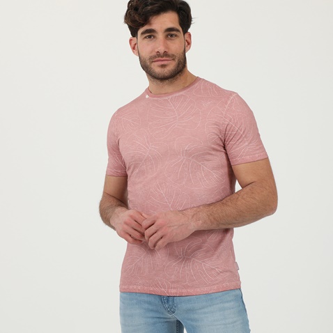 SSEINSE-Ανδρικό t-shirt SSEINSE ME1556SS ροζ