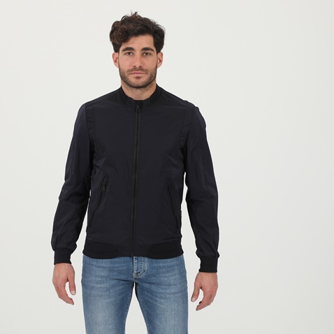 SSEINSE-Ανδρικό bomber jacket SSEINSE GBE707SS GIUBBI ναυτικό μπλε