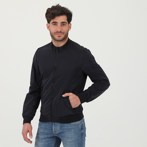 SSEINSE-Ανδρικό bomber jacket SSEINSE GBE707SS GIUBBI ναυτικό μπλε