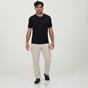 SSEINSE-Ανδρική πλεκτή κοντομάνικη μπλούζα SSEINSE ME1839SS μπλε
