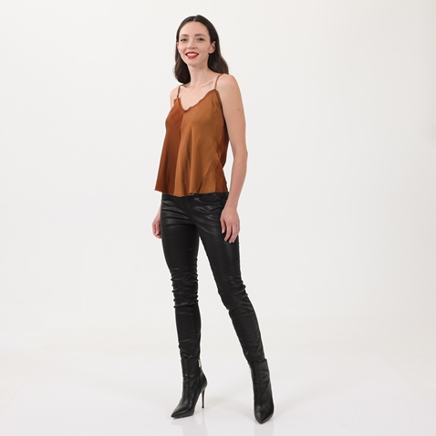 KARL LAGERFELD-Γυναικείο jean παντελόνι KARL LAGERFELD 210W1103 APPAREL SKINNY METALL μαύρο