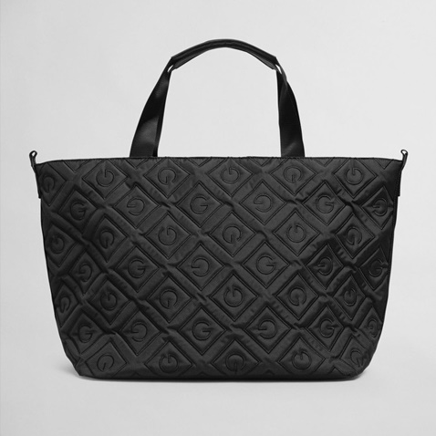 GANT-Γυναικεία τσάντα shopper GANT G4975090  ICON G QUILTED μαύρη