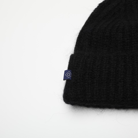 GANT-Γυναικείο πλεκτός σκούφος GANT 4910039 4910039 MOHAIR μαύρος