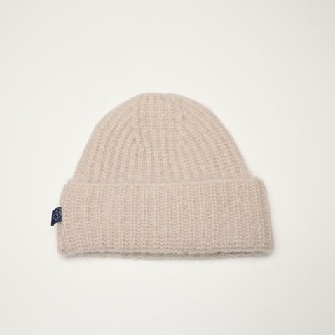 GANT-Γυναικείος πλεκτός σκούφος GANT 4910039 MOHAIR BEANIE ροζ