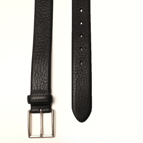 GANT-Ανδρική δερμάτινη ζώνη GANT 94492 CLASSIC μαύρη