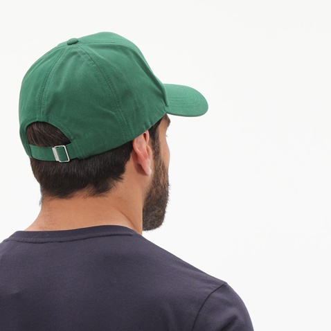 GANT-Ανδρικό καπέλο jockey GANT 9900000 NEW TWILL πράσινο