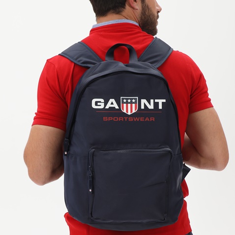 GANT-Ανδρικό σακίδιο πλάτης GANT 9970149 RETRO SHIELD BACK μπλε
