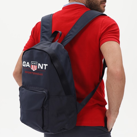 GANT-Ανδρικό σακίδιο πλάτης GANT 9970149 RETRO SHIELD BACK μπλε