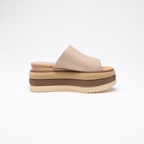 PALOMA BARCELO-Γυναικεία flatforms PALOMA BARCELO S20DENIS μπεζ