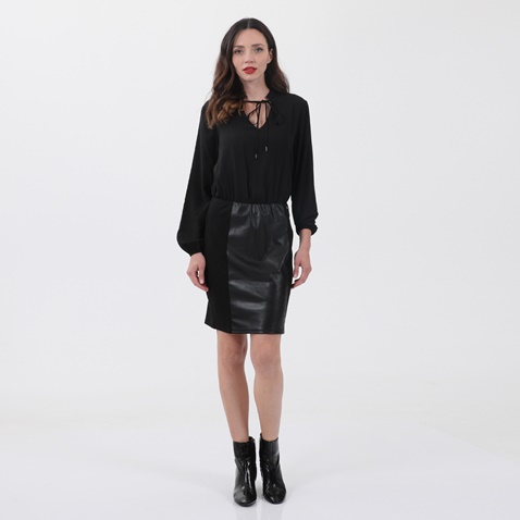 GAUDI-Γυναικείο mini φόρεμα GAUDI 021BD14001 μαύρο
