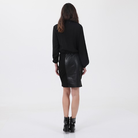 GAUDI-Γυναικείο mini φόρεμα GAUDI 021BD14001 μαύρο