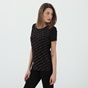 GAUDI-Γυναικεία μπλούζα GAUDI  GJC.0W1.042.013 T-SHIRT GIROCOLLO μαύρη ροζ