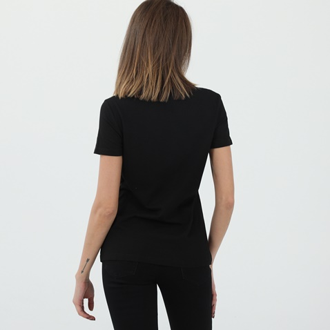GAUDI-Γυναικεία μπλούζα GAUDI  GJC.0W1.042.013 T-SHIRT GIROCOLLO μαύρη ροζ